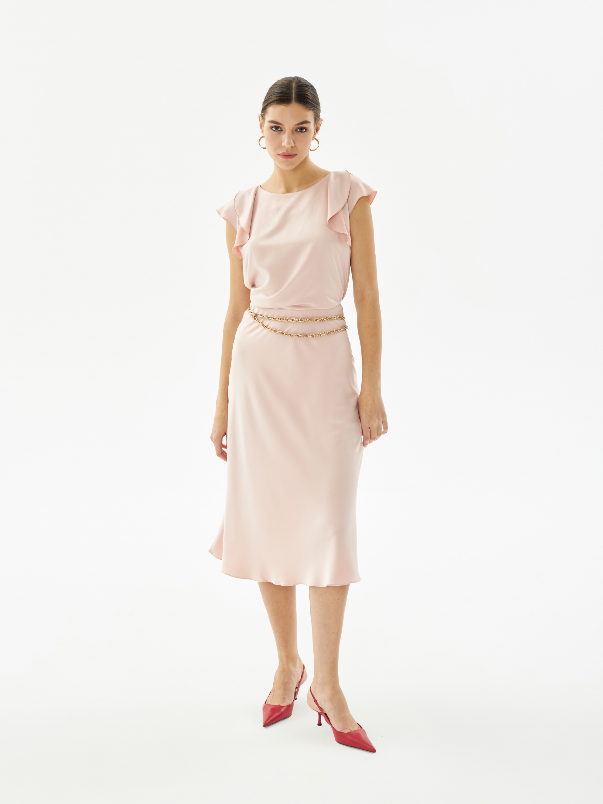 

Юбка длинная розовая, Розовый, 2120575dr0115