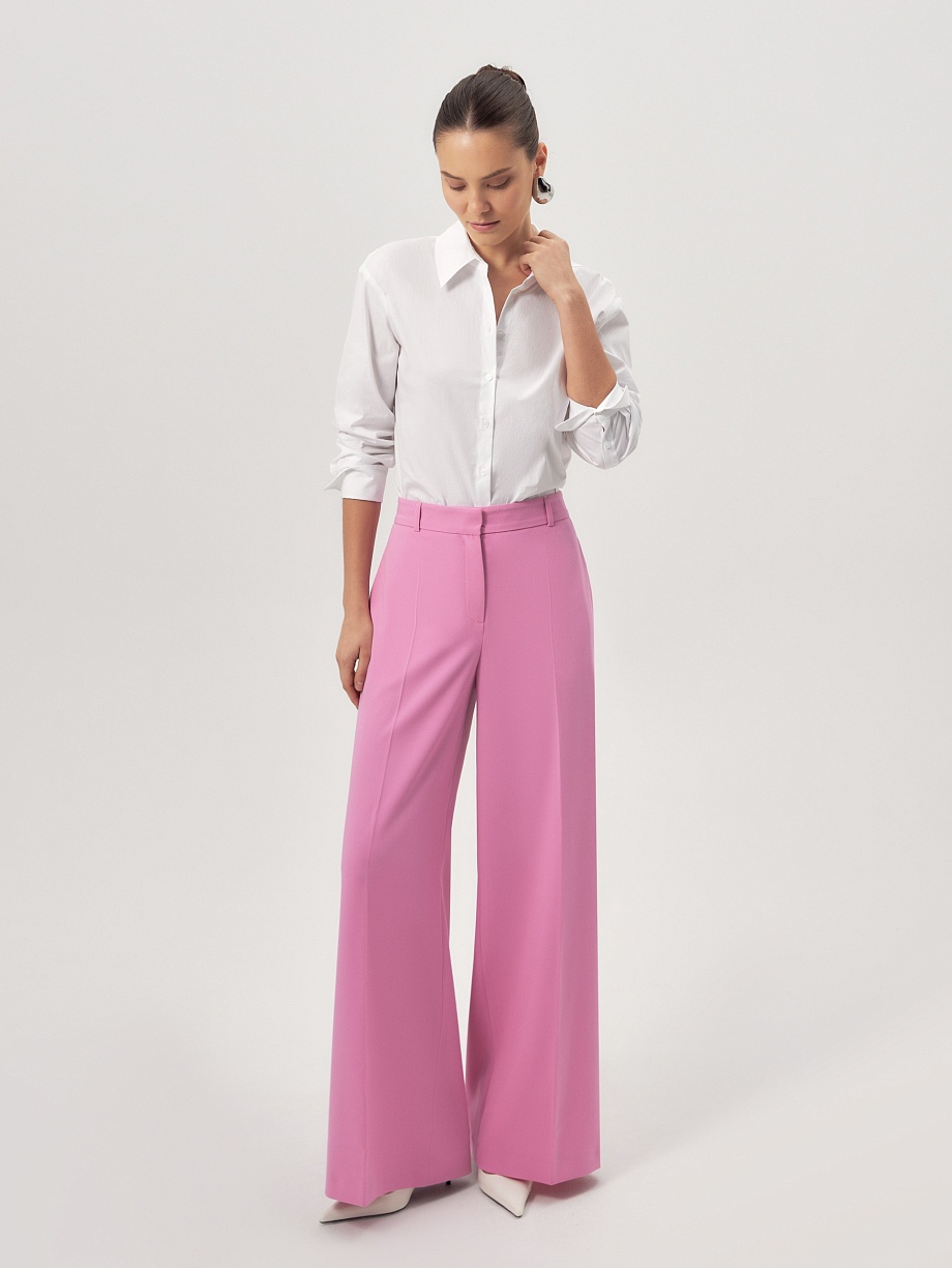 Брюки из костюмной ткани с добавлением вискозы