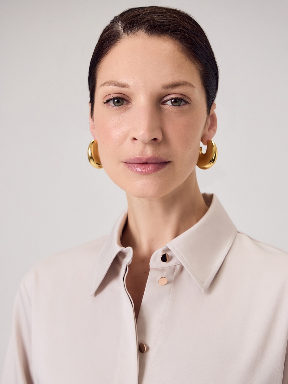 Платье-миди из хлопковой ткани