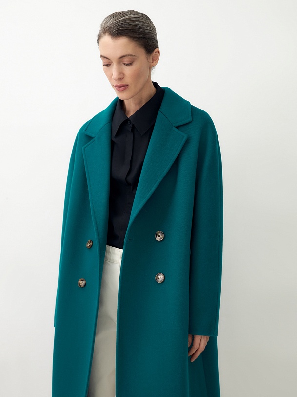 Шерстяное пальто с мембраной