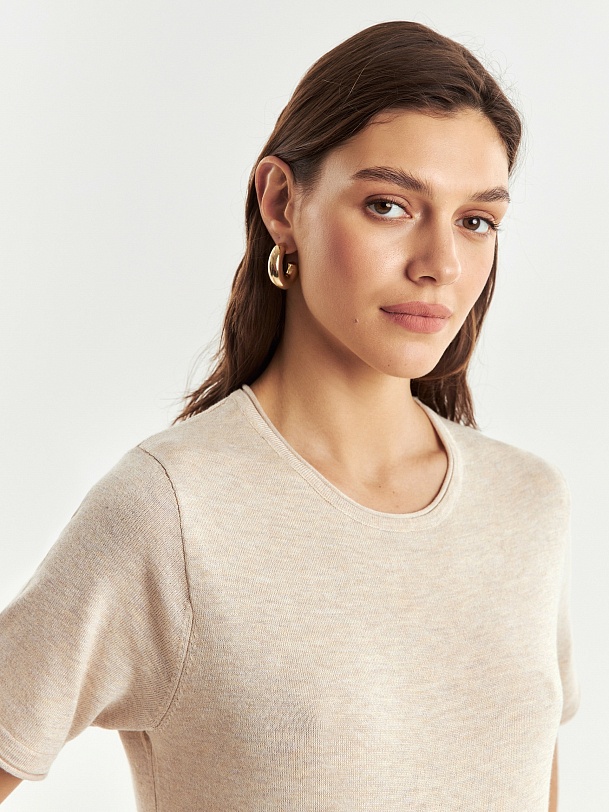 Вязаный джемпер из вискозы