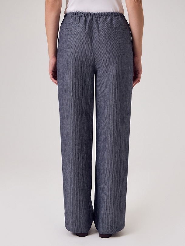 Брюки из премиального 100% льна