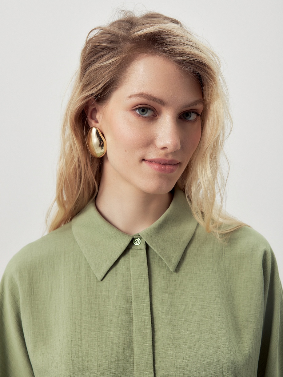 Свободная блуза из вискозной ткани