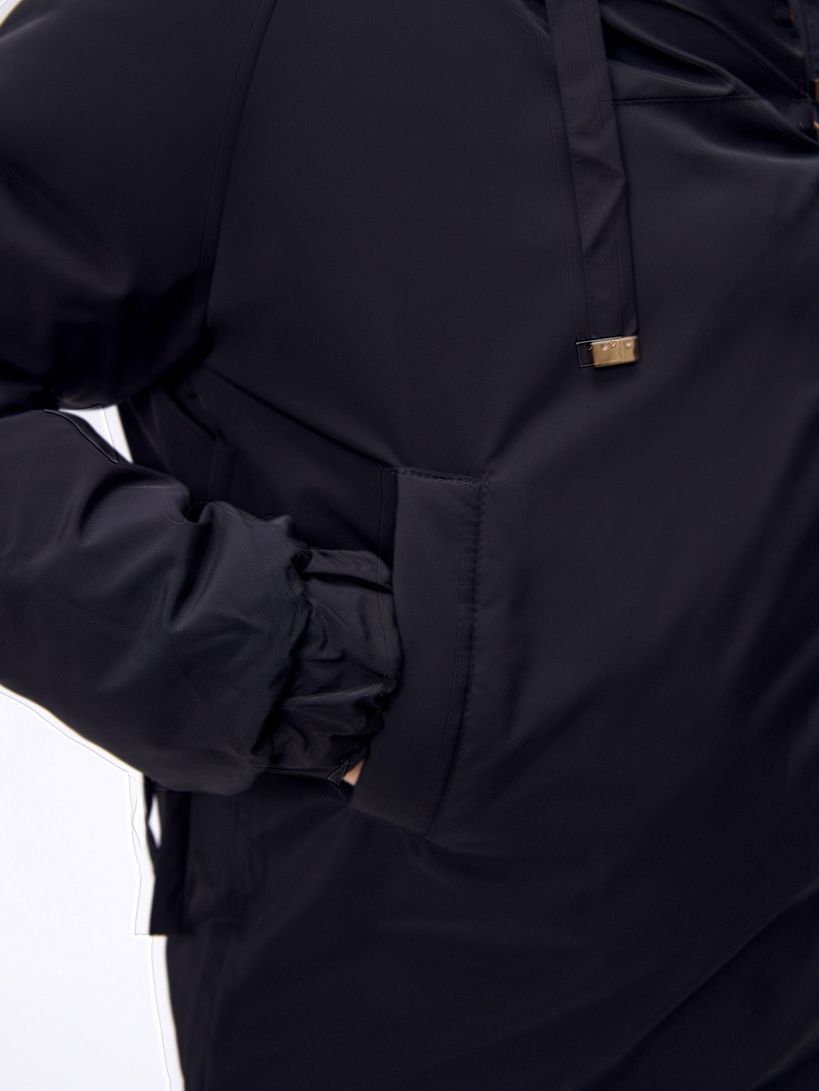 Пуховик двусторонний с утеплителем 90% пух и 10% перо