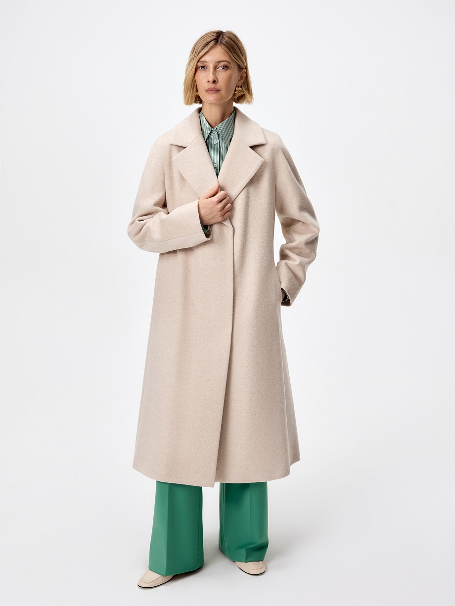 Пальто из шерсти с мембраной