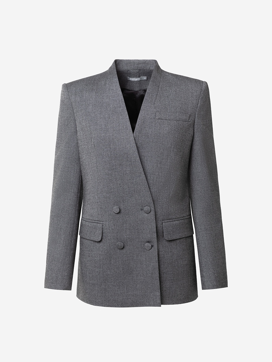 Жакет без лацканов