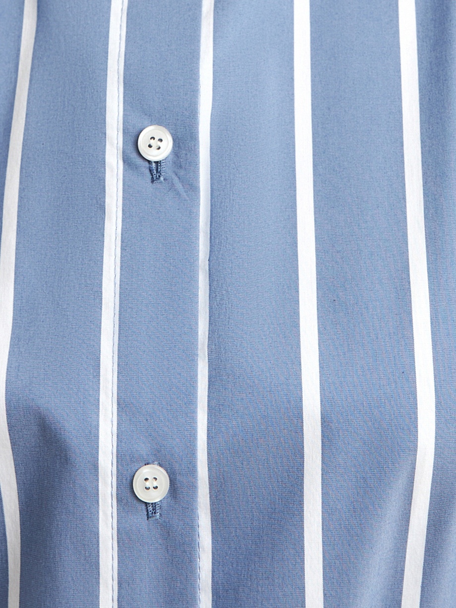 Летнее платье-халат в полоску