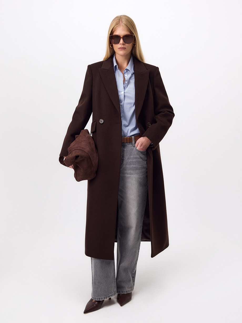 Сумка-шопер из натуральной замши