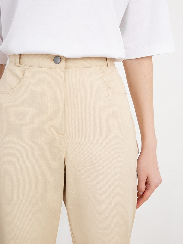 Брюки женские прямые укороченные