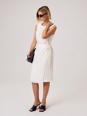 Платье на запах из вискозы 