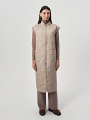 Пальто из премиальной шерсти со стёганым жилетом POMPA арт.1016220p91187