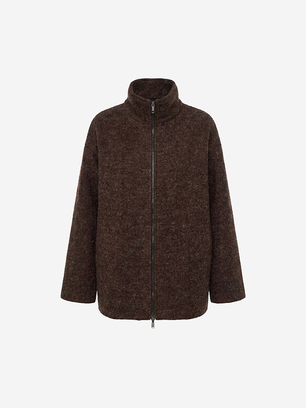 Куртка из шерсти с мембраной и утеплённой спинкой