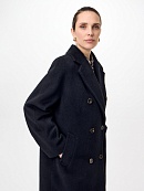 Пальто из шерсти и шелка с мембраной и утеплённой спинкой POMPA арт.1015976p90099