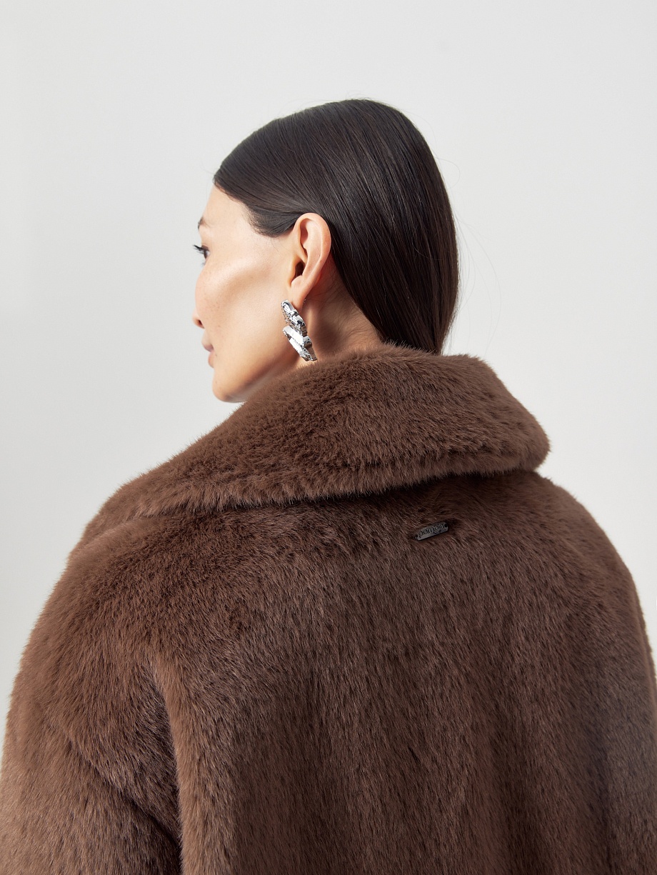 Экошуба с мембраной, утеплителем и съёмным капюшоном