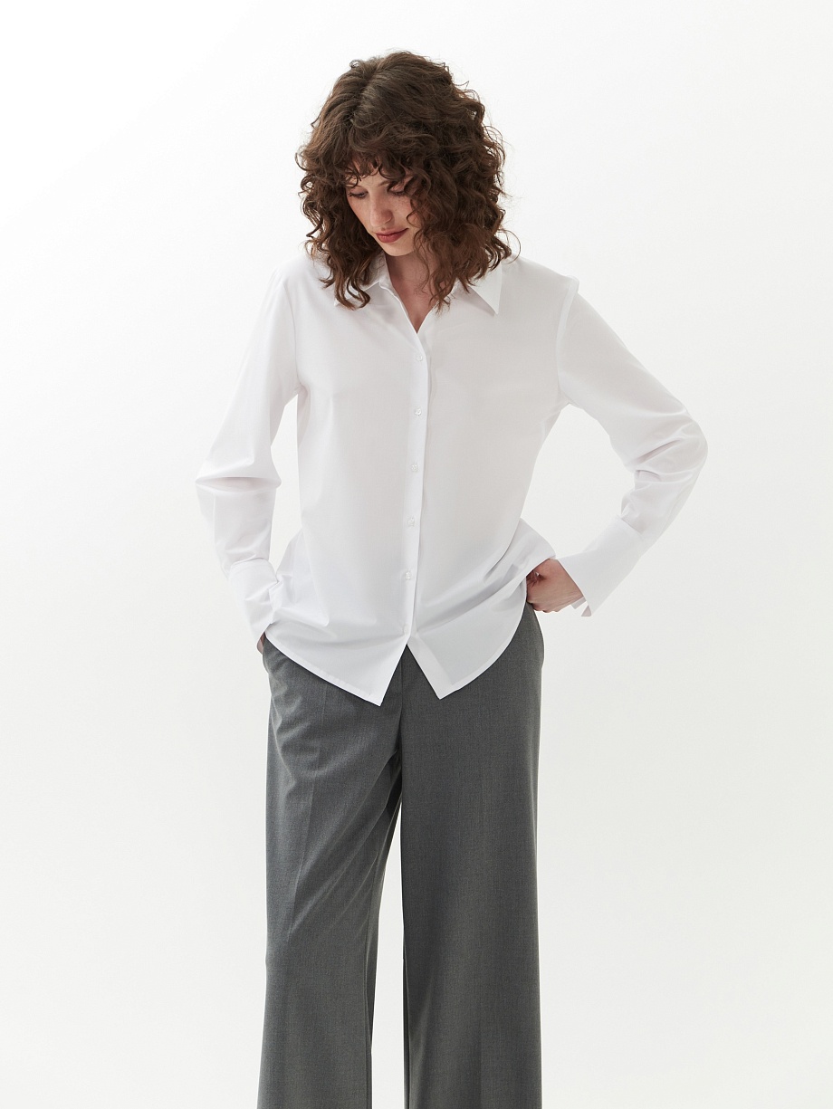 Классичеcкая белая рубашка