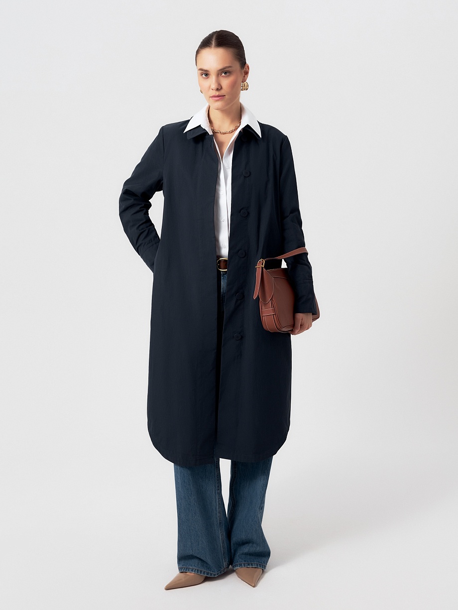 Непромокаемый хлопковый плащ