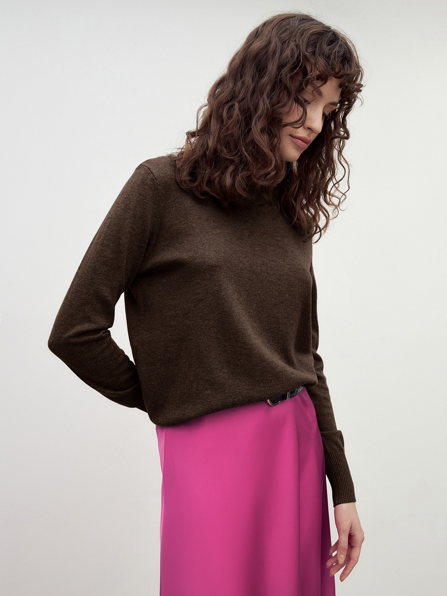 Водолазка из вискозы и хлопка