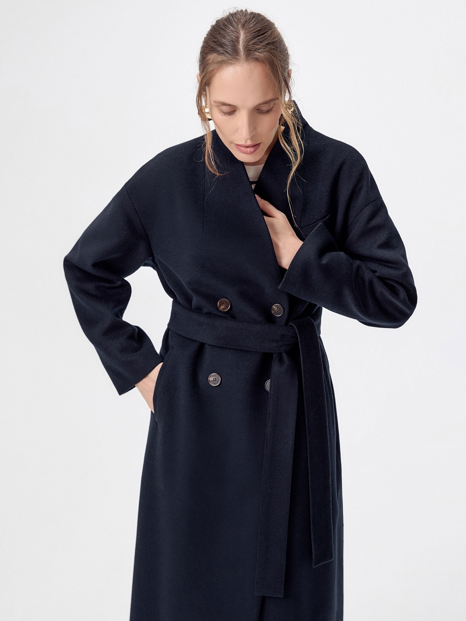 Пальто из шерсти с мембраной