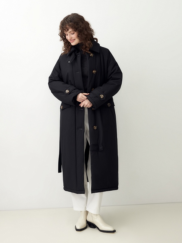 Пальто зимнее утепленное с мембраной