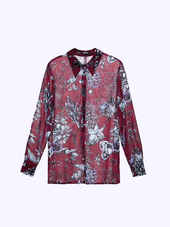 Блуза из шифона POMPA арт.7143040ab3190
