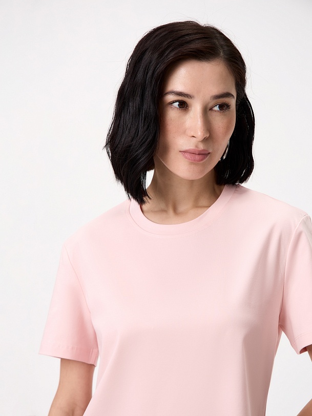 Футболка из 100% мерсеризированного хлопка