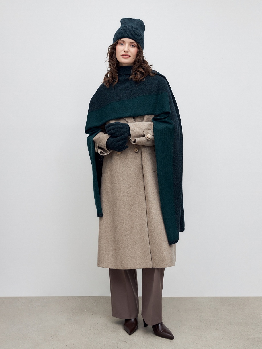 Перчатки вязаные с шерстью ангоры