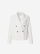 Укороченный жакет из фактурного трикотажа POMPA арт.3103050re0903