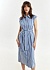Летнее платье-халат в полоску POMPA арт.4137930mb0390