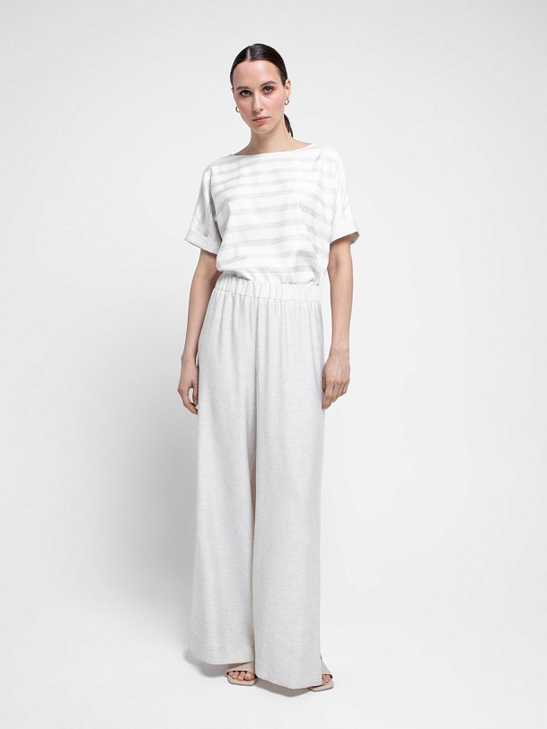 Широкие женские брюки-палаццо