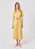 Платье-сафари из хлопка и льна POMPA арт.4138840ga0131