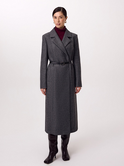 Шерстяное пальто с мембраной