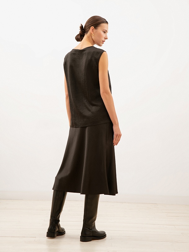 Женская блуза (топ) без рукавов