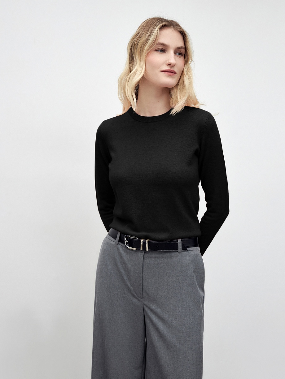 Джемпер из шерсти мериноса и кашемира