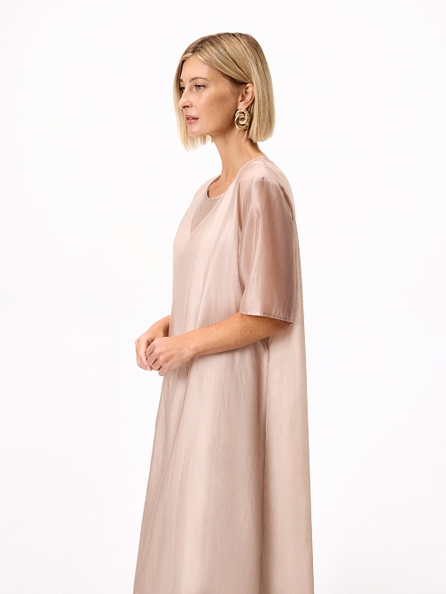 Двухслойное платье-футболка