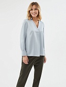 Свободная блуза без пуговиц с V-образным вырезом POMPA арт.1148620fm0150