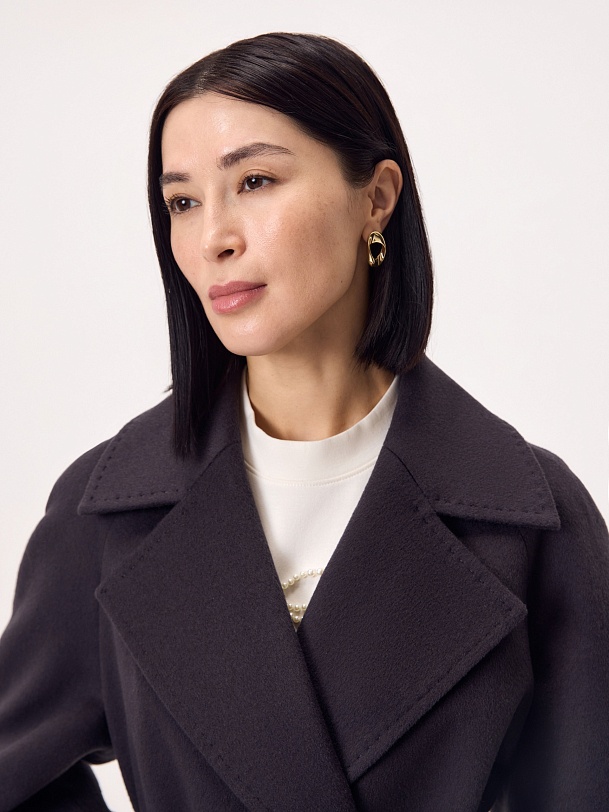 Пальто из шерсти с мембраной