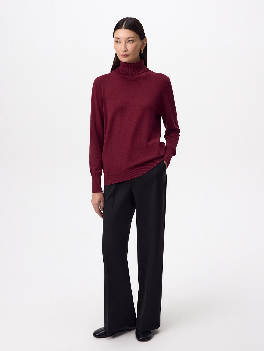 Водолазка из вискозы и хлопка