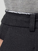 Брюки из костюмной ткани с открытым срезом POMPA арт.1110970cw0893