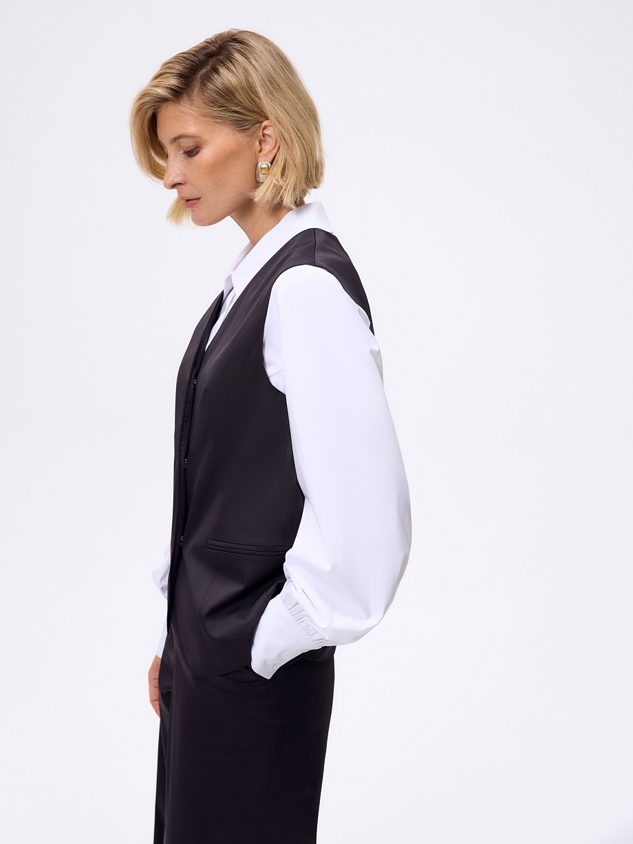 Жилет удлиненный