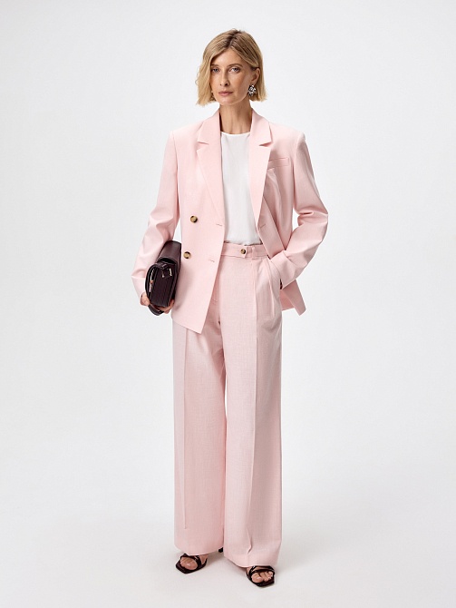 Брюки со стрелками из 100% хлопка