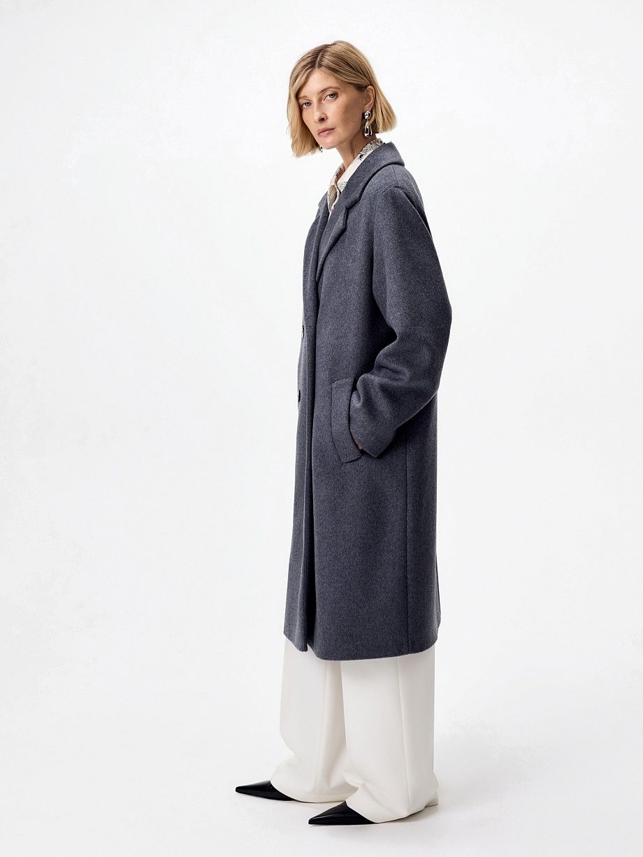 Пальто из шерсти с мембраной