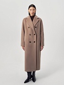 Пальто из шерсти и шелка с мембраной и утеплённой спинкой POMPA арт.1015972p90086