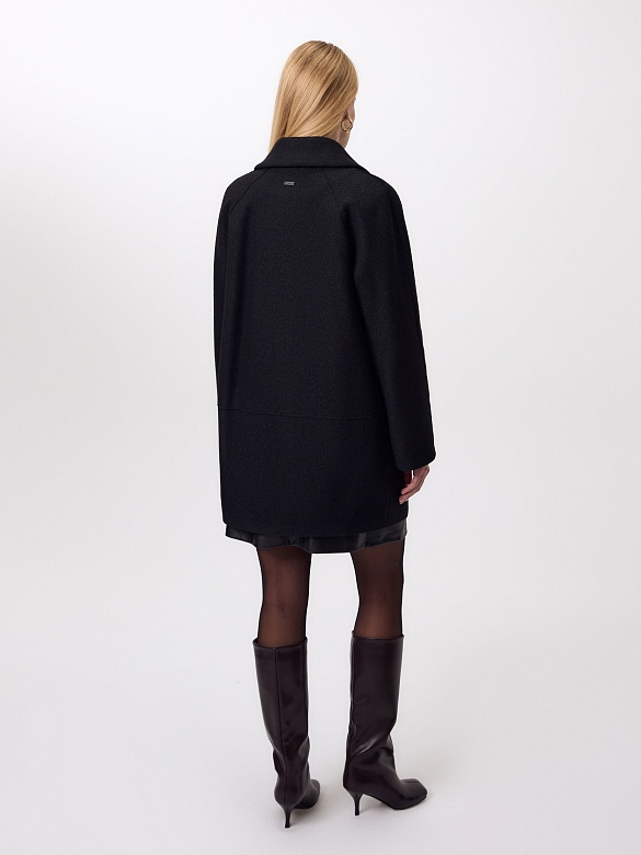 Полупальто из премиальной шерсти с мембраной POMPA арт.1014925p10099