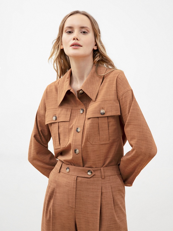 Жакет-рубашка женская