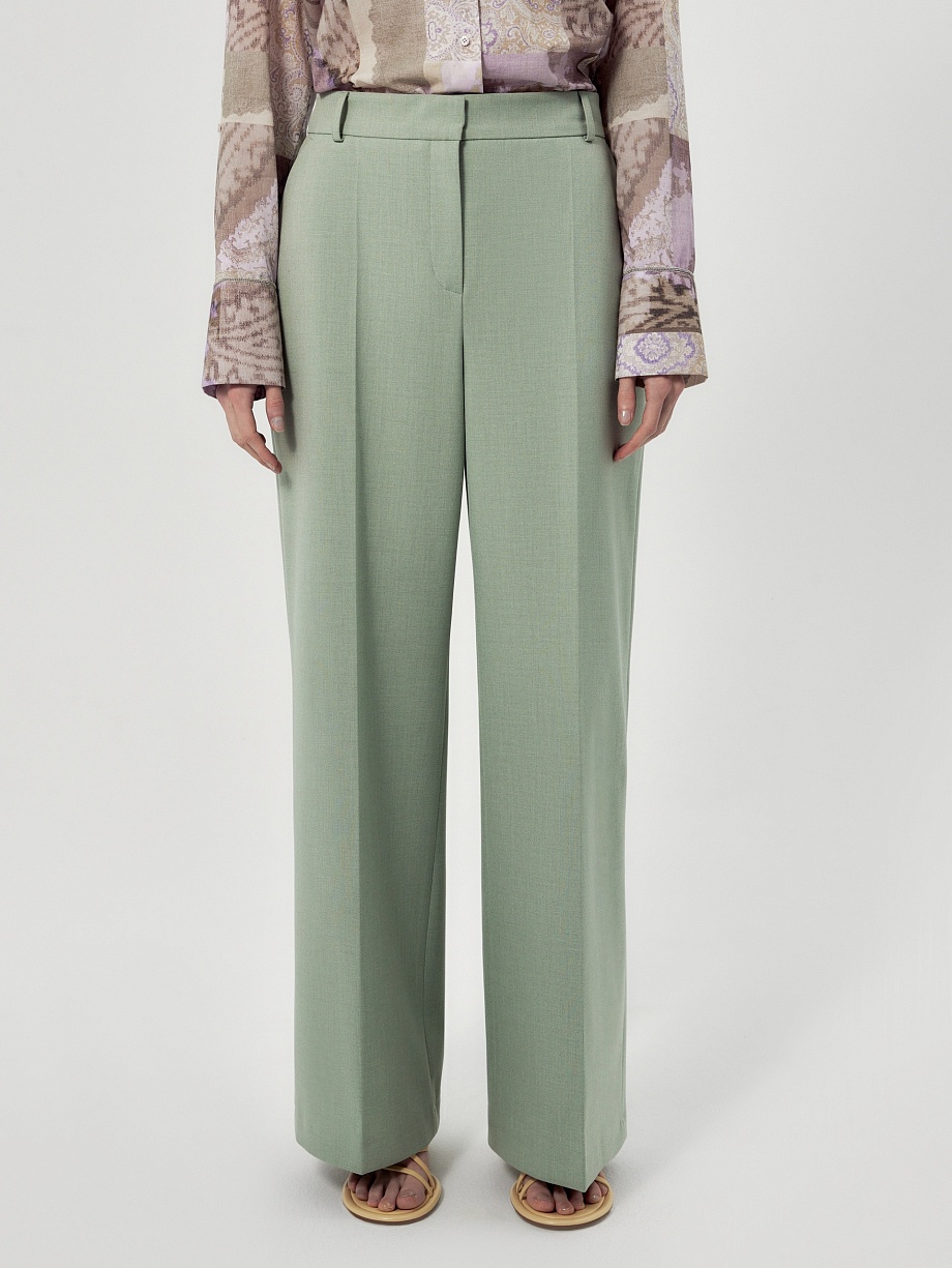 Прямые брюки со стрелками