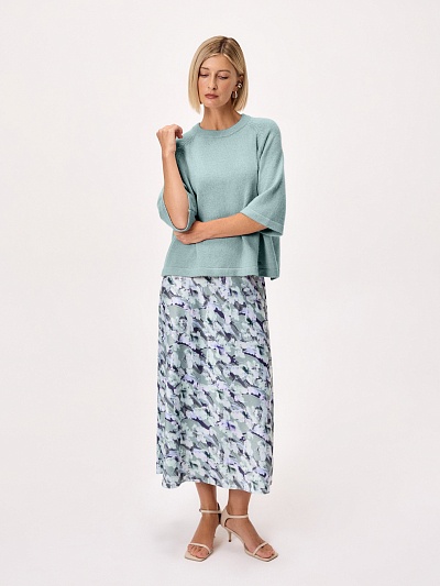 Юбка из атласа POMPA