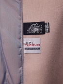 Зимнее пальто из шерсти утепленное с меховым воротником POMPA арт.1013771p60216