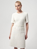 Платье миди из твида с пайетками POMPA арт.2139640mc0190