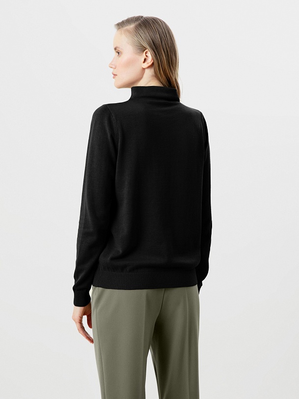 Свитер полуприлегающего силуэта