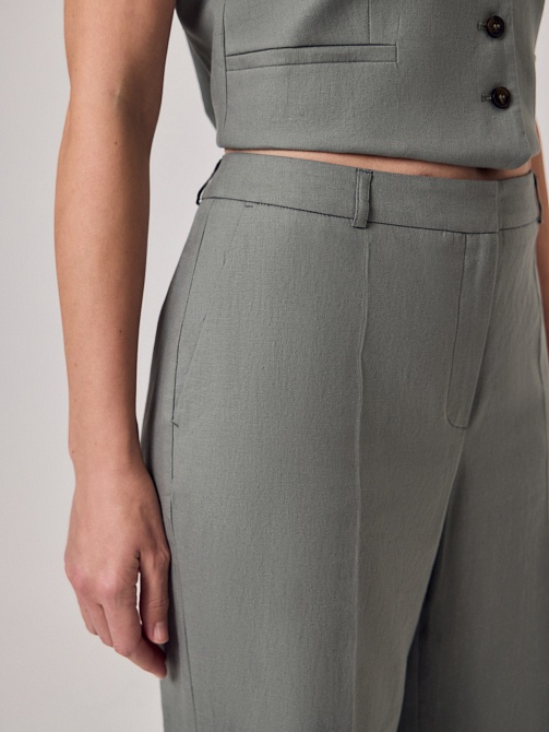 Брюки из натуральной ткани